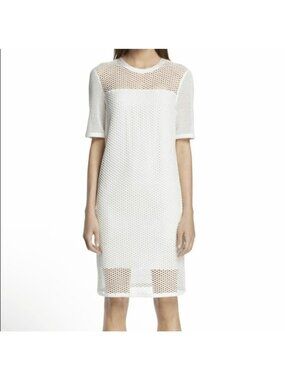 Rag & Bone Luna Dress With Mesh Overlay Size Small